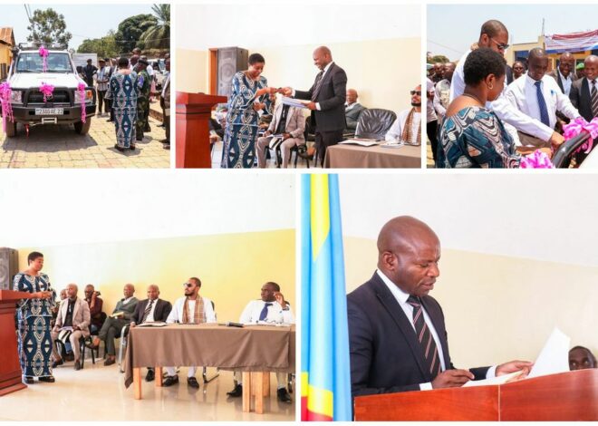 La SYMUF dotée d’une jeep Toyota Land cruiser, fruit du travail bien fait et des bons résultats enregistrés dans le cadre de son partenariat avec la Coopération Suisse (DDC)La SYMUF